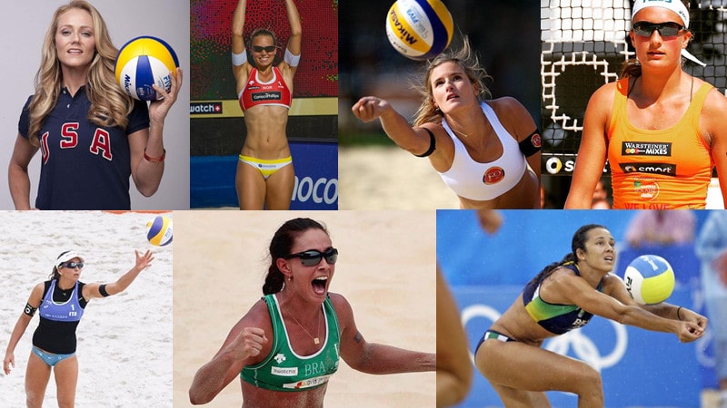most beautiful female beach volleyball players