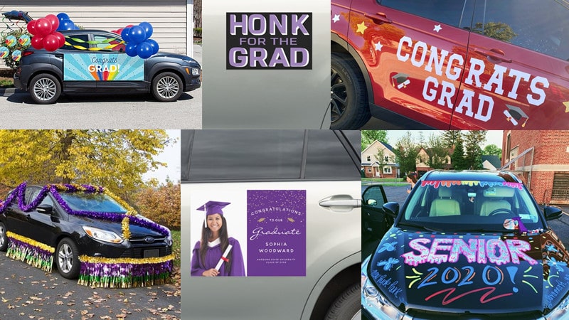 graduation car decorating ideas